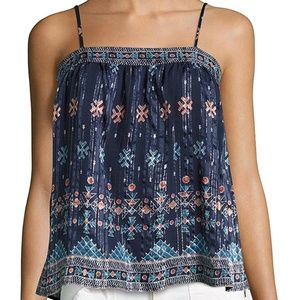 Joie Rosenda Silk Cami Dark Blue - L - NWT